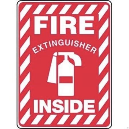 Accuform SAFETY SIGN FIRE EXTINGUISHER INSIDE MFXG519VA